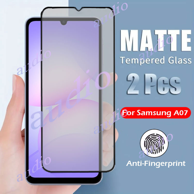 SAMSUNG สําหรับSamsung A07 5Gคลุมทั้งหมดMatteกระจกนิรภัยสําหรับSamsung Galaxy A07 A17 A27 A37 A57 5G