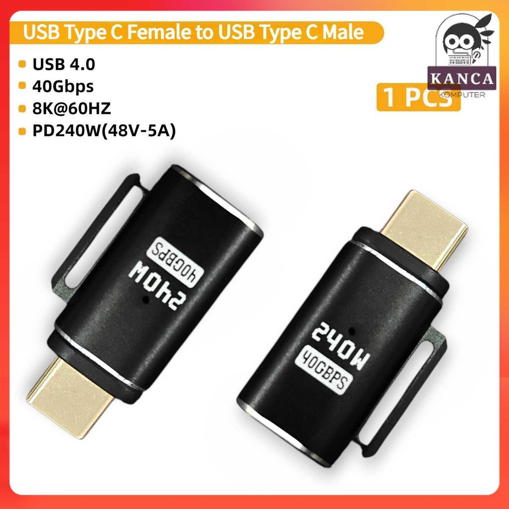 อะแดปเตอร์แม่เหล็ก Anera OTG USB Type C 4.0 N52 8K 60Hz 40Gbps 240W - A1F35