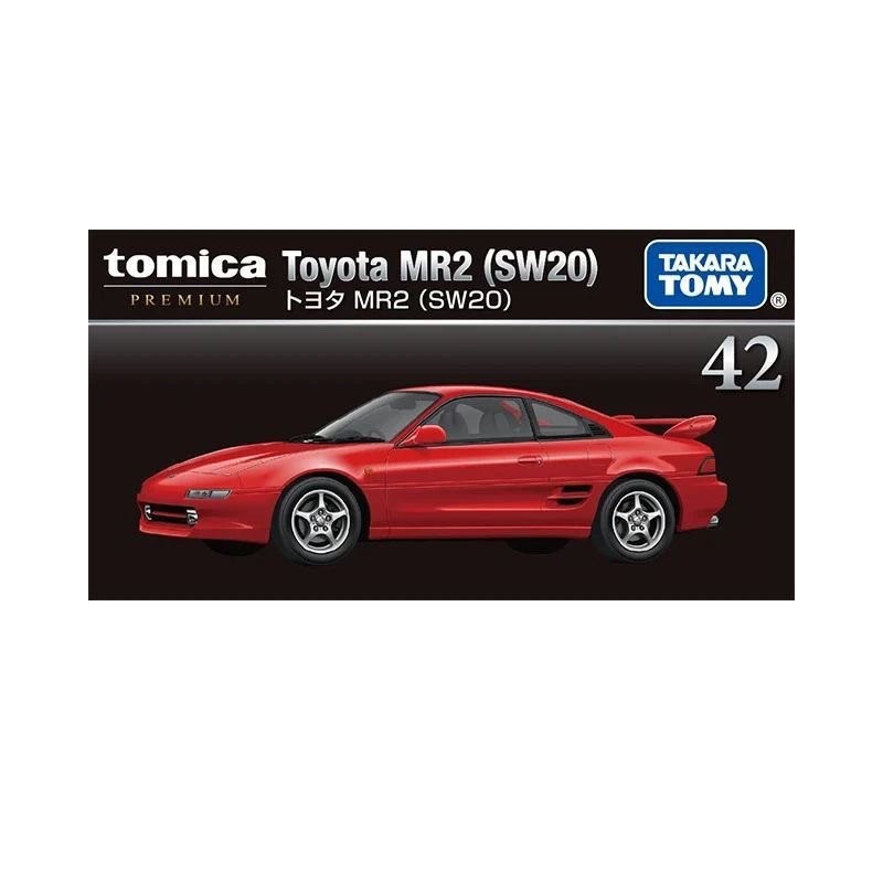 เวอร์ชั่นญี่ปุ่น TOMYOMICA กล่องสีดํา TP42 Toyota MR2 SW20 โมเดลรถคอลเลกชันเครื่องประดับ ORM0