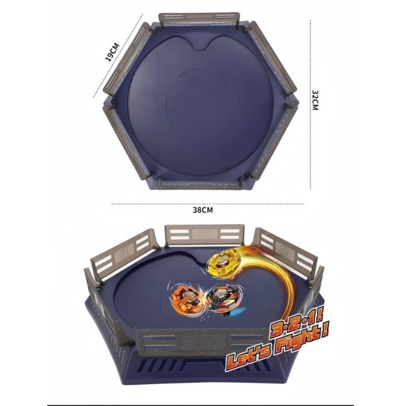 สนามลูกข่าง TOPGYRO X ลูกข่าง ของเล่นเด็ก สนามเล่นมวยปล้ำเบย์เบลด เพิ่มความสนุกในการเล่น - รูปที่ 6