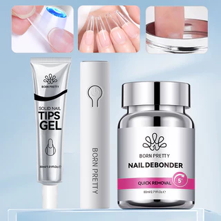 【Local】BORN PRETTY โคมไฟเล็บแบบพกพา 6-in-1 เล็บกาว Remover ชุดเจลเล็บเครื่อง UV LED อุปกรณ์เครื่องมือชุด