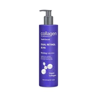 Collagen by Watsons คอลลาเจน บาย วัตสัน ยูธ ซีเครท ดูอัล เรตินอล เอชเอ เฟิร์มมิ่ง บอดี้ โลชั่น 300 มล.