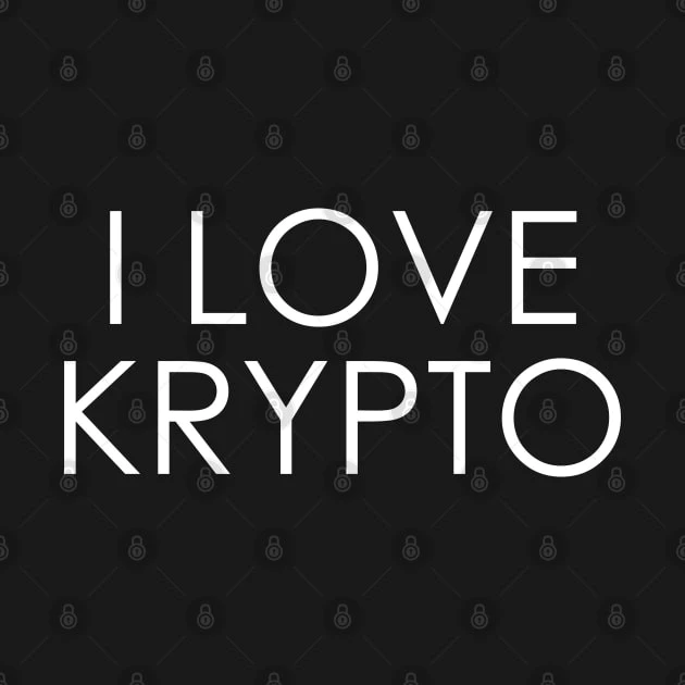 เสื้อยืด Vintage i love krypto คอกลม Oversize thumbnail 9