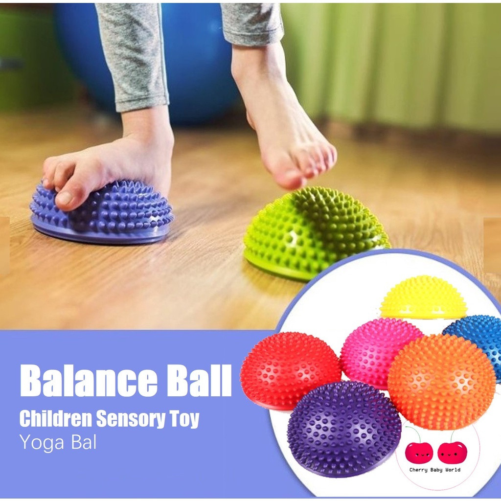 เด็ก BALANCE Ball Sensory Integration BALANCE ของเล่นโยคะ Ball Gym Ball Squishy Ball ของเล่นเด็ก T7Y