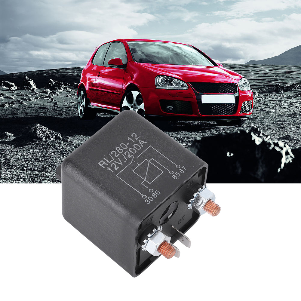 Wowowi-ph WM686 รีเลย์สตาร์ทรถยนต์ 12V 4-Pin เปิด/ปิด Heavy Duty RL180 200A
