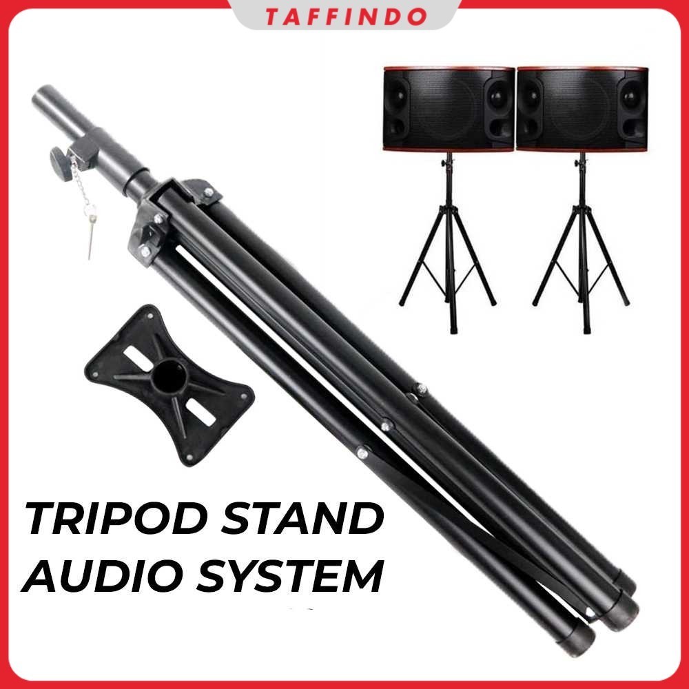 TaffiSTUDIO ขาตั้งขาตั้งกล้องตั้งพื้นลําโพงระบบเสียง 8-15 นิ้ว 1.8M - SPS-502M
