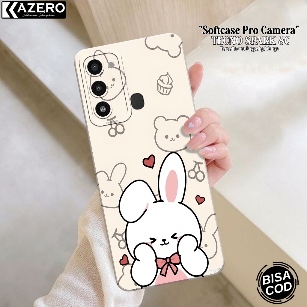 Tecno Spark 8Cแฟชั่นกรณีการ์ตูนSoftcase Tecno Spark 8CซิลิโคนProกล้องPecno Spark 8CกรณีTecno Spark 8