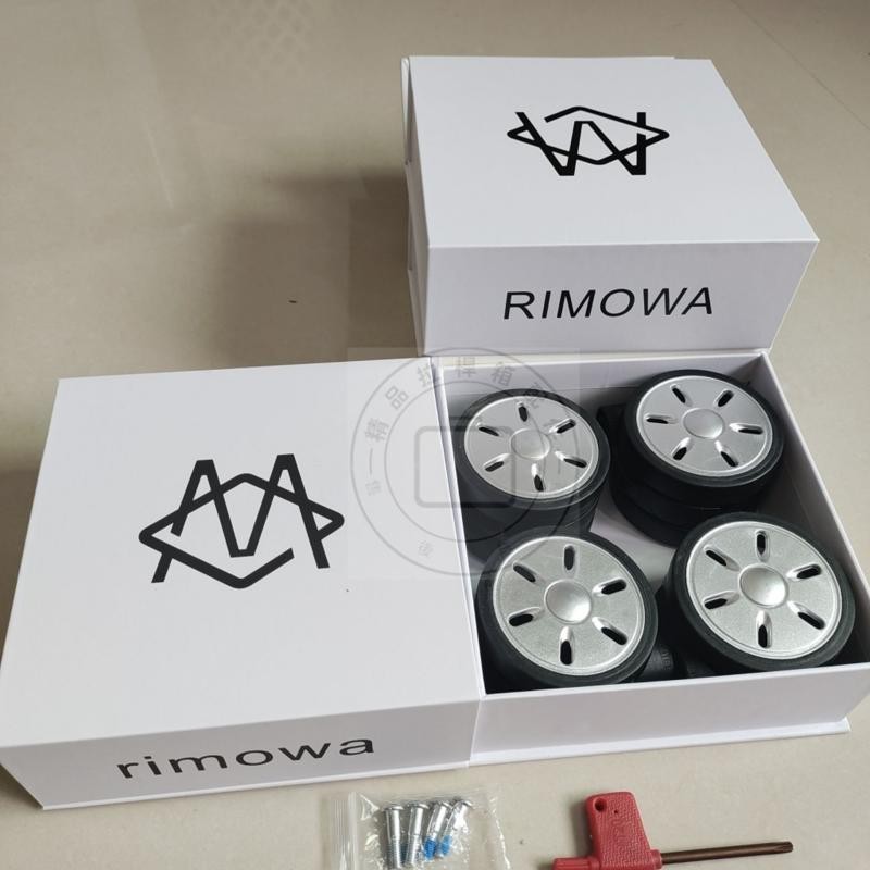จัดส่งในวันเดียวกัน เหมาะสําหรับ RIMOW กล่องของขวัญล้อเหมาะสําหรับ Rimowa กระเป๋าเดินทางอุปกรณ์เสริมกระเป๋าเดินทางล้อของขวัญกล่อง rimowwa Universal ล้อ Mute ราคา ถูกที่สุด ดีลบีเคเค แกลเลอรีภาพที่ 2