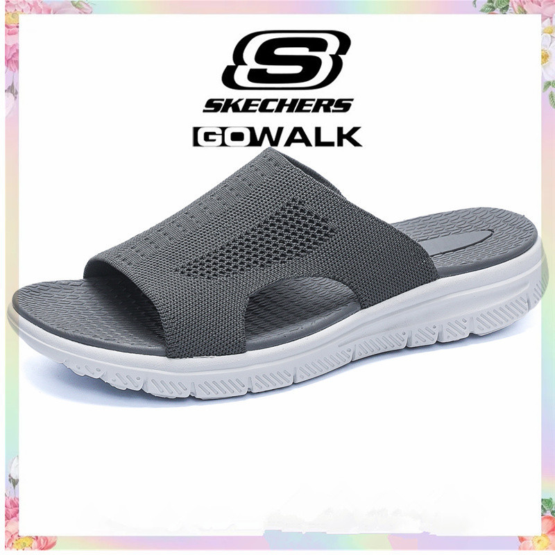 Skechers_ รองเท้าผู้ชาย skechers_ รองเท้าผู้ชาย skechers_ sandal บุรุษสุภาพสตรีรองเท้ารองเท้าแบน ske