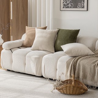 2024 ฤดูใบไม้ร่วงฤดูหนาวเมฆรังสิ่งทอที่บ้าน☁️หมอนสไตล์ยุคกลา…