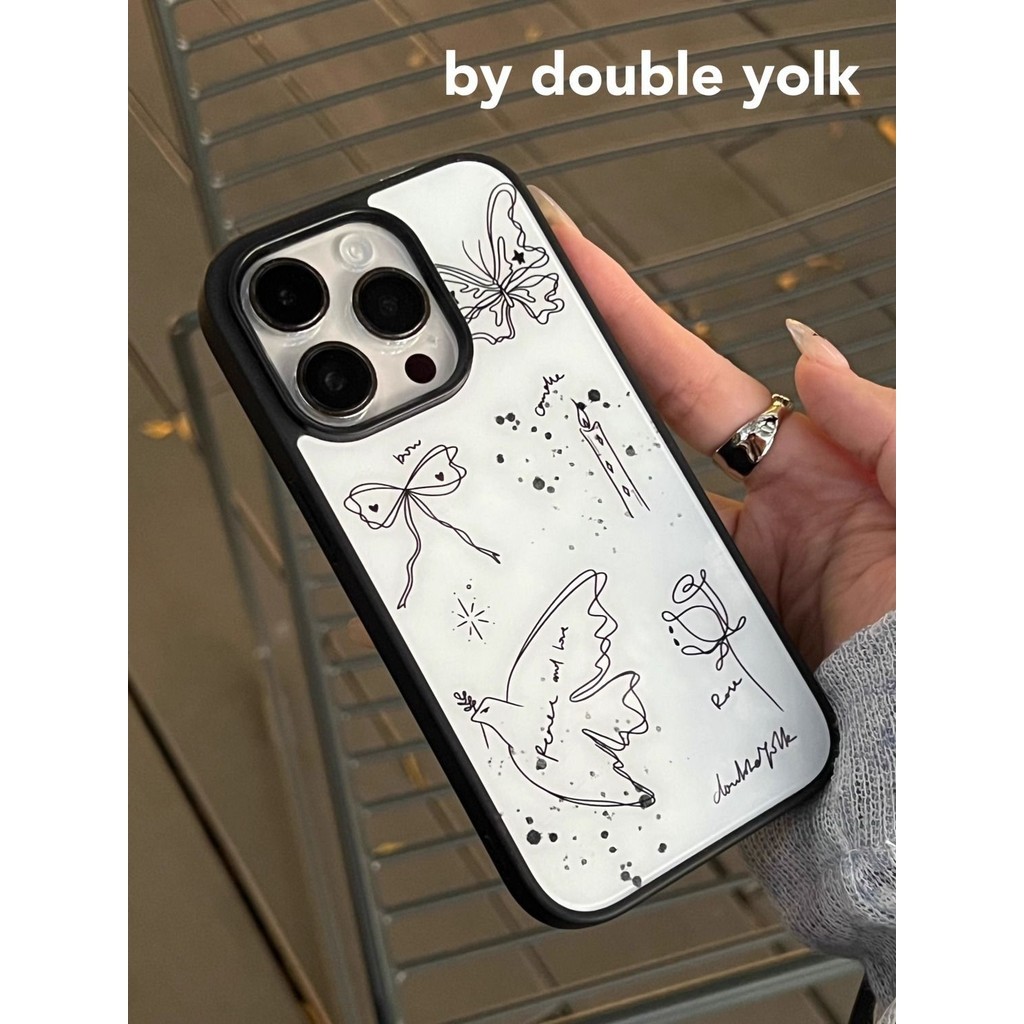 มือวาดสายเคสโทรศัพท์เหมาะสําหรับiphone15 14 13 11 12Promax 11Promax 12Pro 14plus 15Promax XS XR XกันกระแทกกรณีAYQQ