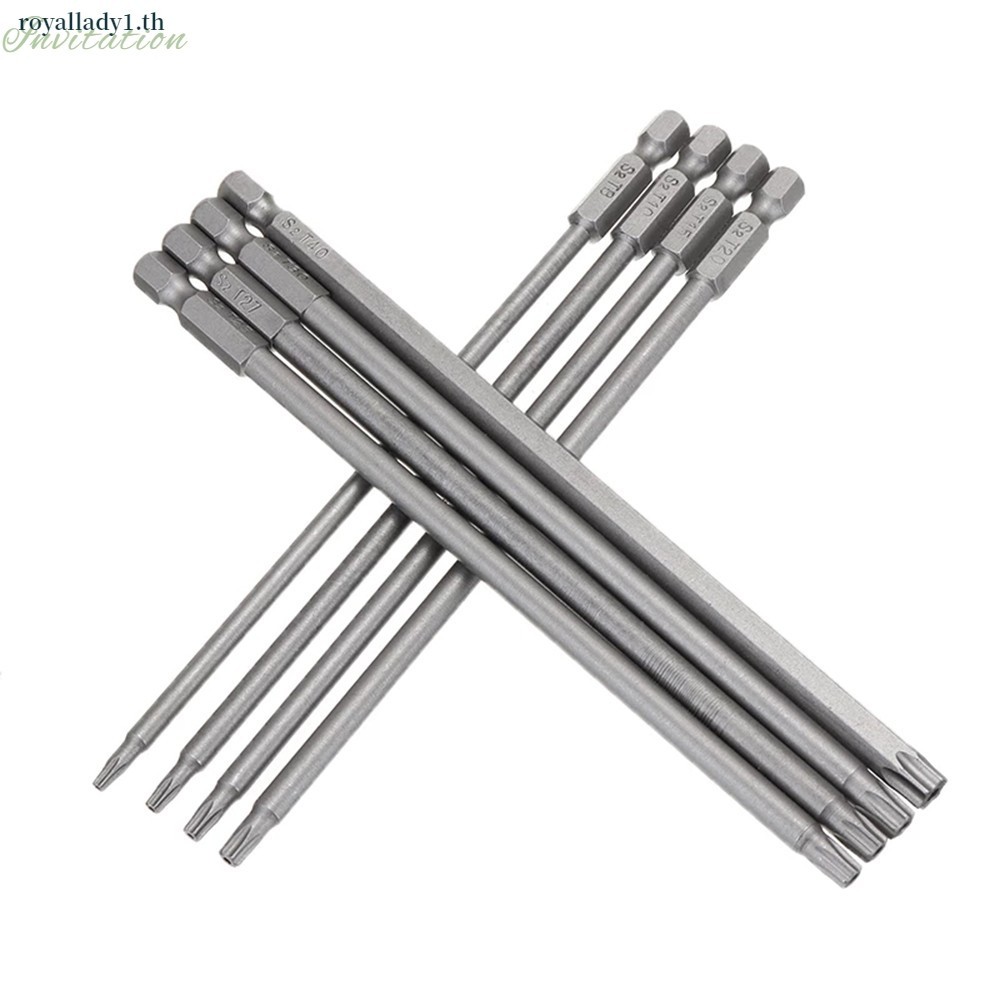 [ในสต็อก] 1pc Magnetic Torx ไขควงบิต 150 มม.ยาว T8,T10,T15,T20,T25,T27,T30,T40