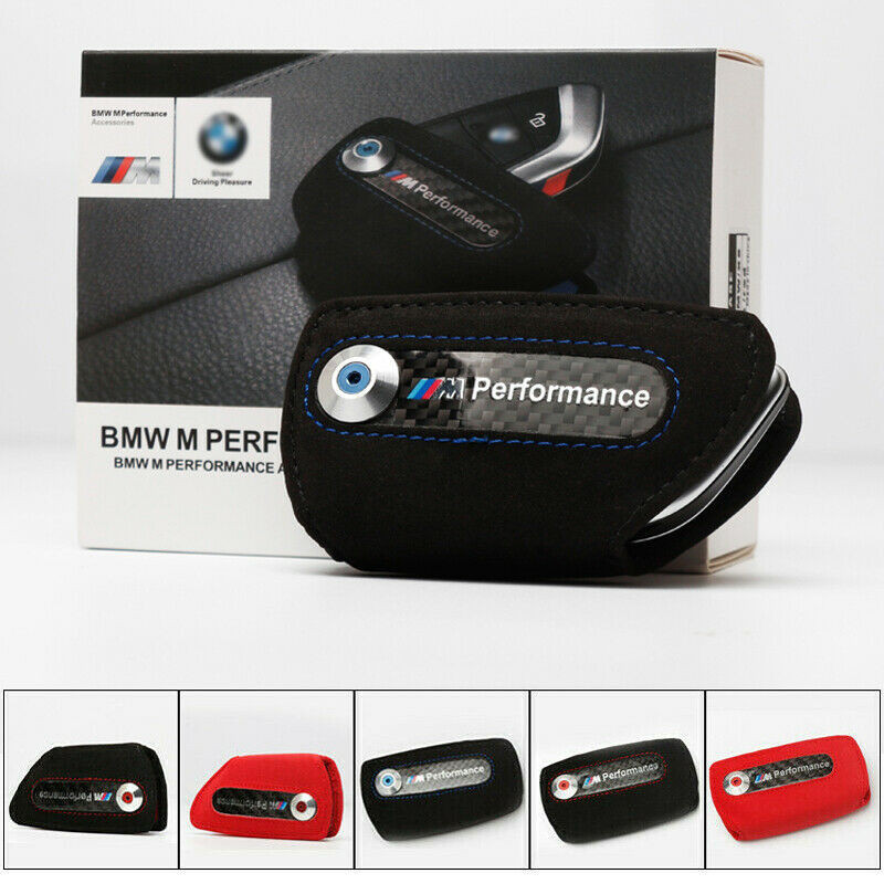 1 ชิ้นหนัง M Performance โลโก้รีโมทกุญแจรถ Fob Shell ผู้ถือกระเป๋าสําหรับ BMW 3 5 6 X1 M1 GT F20 F10 F30 520 525 520I 530D E34 E46 E60 E90