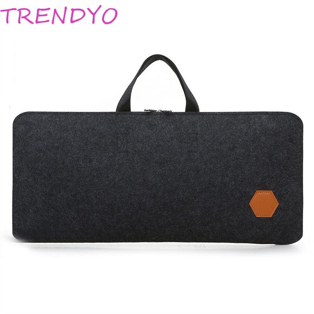 Trendyo คีย์บอร์ดแบบกลไกกระเป๋าวงยืดหยุ่นอุปกรณ์เสริมจัดเก็บปกเดินทางนุ่มรู้สึกความจุขนาดใหญ่แป้นพิมพ์สักหลาดกระเป๋า