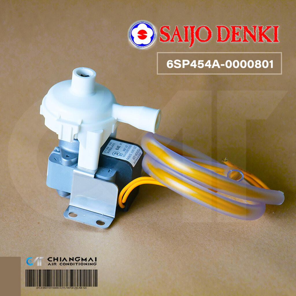 SAIJO DENKI 6SP454A-0000801 ปั้มเดรนน้ำทิ้งแอร์ซัยโจ (PUMP DRAIN zPLD-12230FKTH-1L-A) อะไหล่แอร์ ของแท้ศูนย์