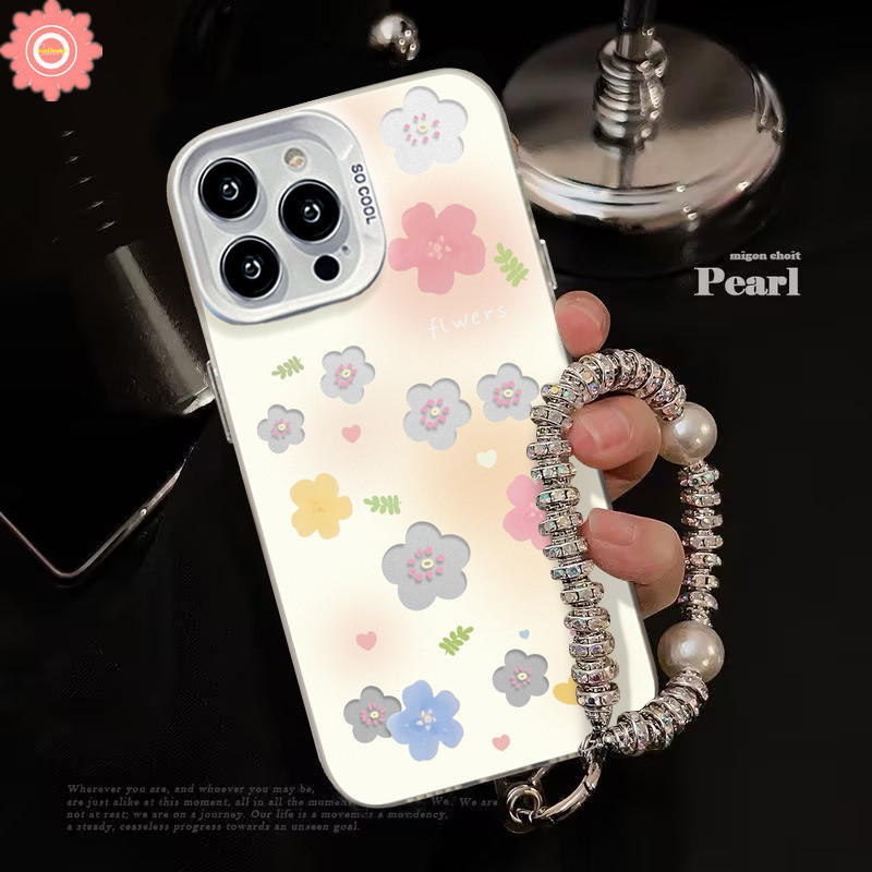 สําหรับrealme C53 C15 C35 C25 C67หมายเหตุ50 C21 9i 8i 5 6i C12 C20 C11 C55 C30 C51 C17 C31 5s 11 5i 7i C33 C25Y C20Aกรณีโรแมนติกดอกไม้