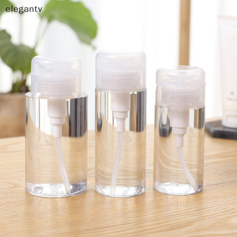 Egn 120/150/200mlPress ขวดรีฟิลแบบพกพา Nail Art Polish Remover ทําความสะอาดแต่งหน้าขวดกดปั๊ม Dispenser เครื่องมือแต่งเล็บ N