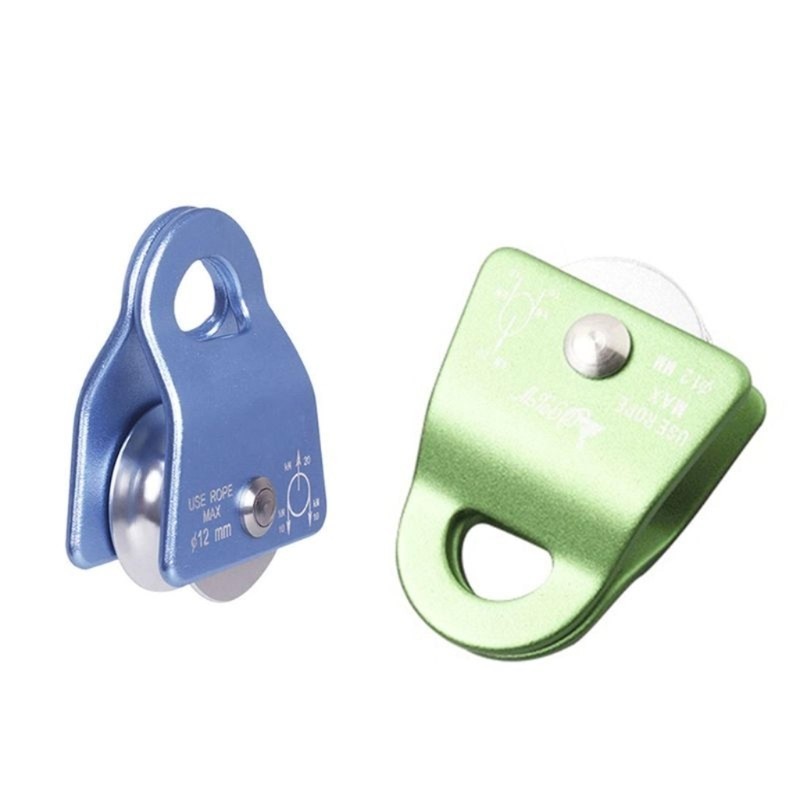 HL 2000 กก.ยืดหยุ่น Active Pulley บล็อก 360 องศา Wwivel Pulley สําหรับปีนผา