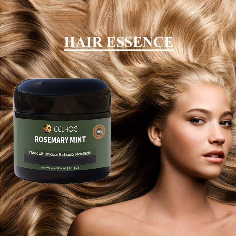 Rosemary mint hair cream contains biologicalin and teeth and blackblade sesame oil -to promote the r