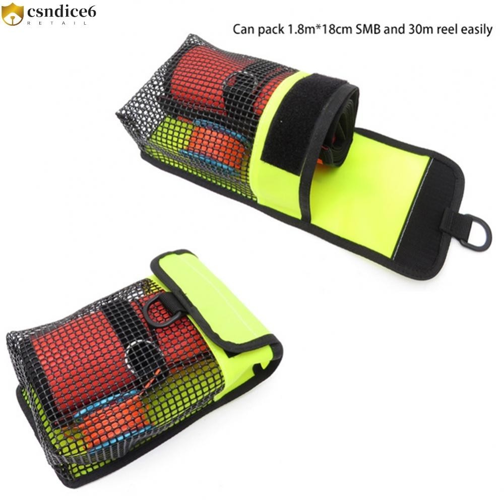 CSCE Compact Scuba Diving SMB Safety Marker Buoy Bag ติดตั้งง่ายและแข็งแรง