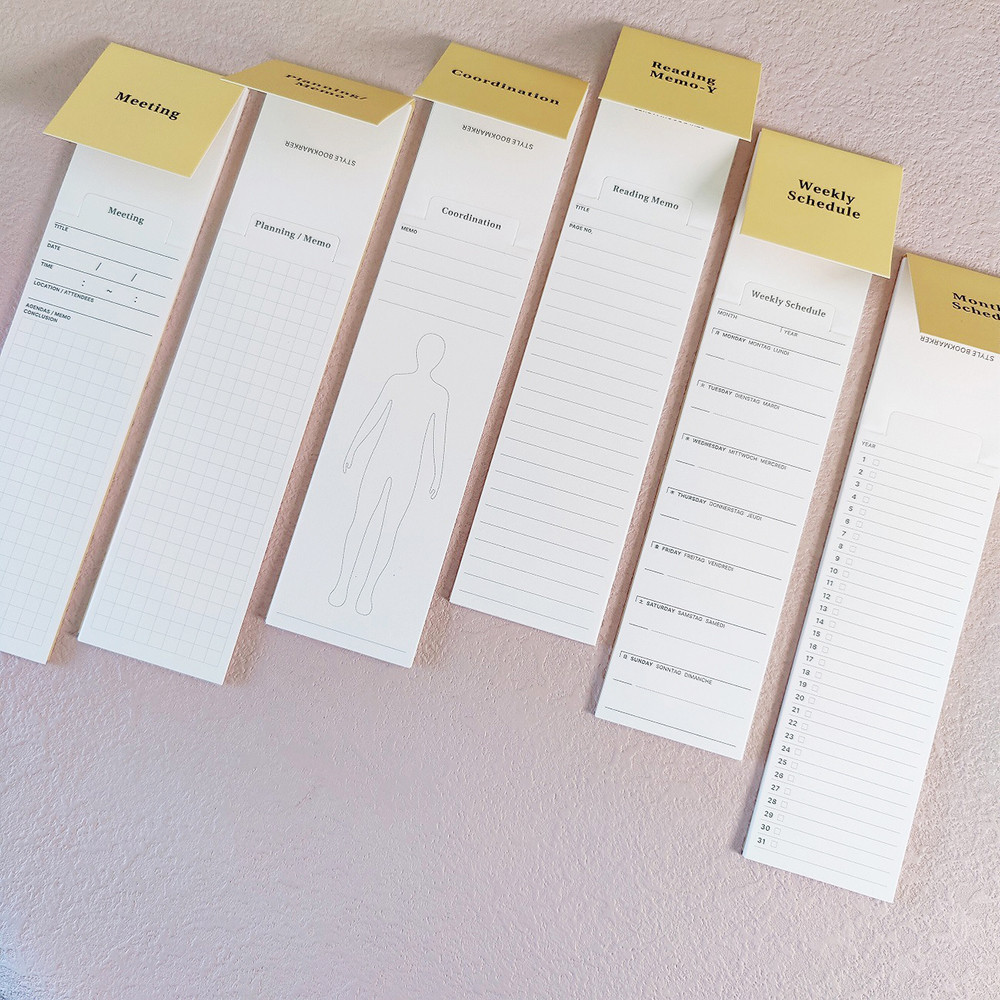 24 แผ่น Memo Pad BookMarker Page Marker To Do List Page Markers เครื่องเขียน