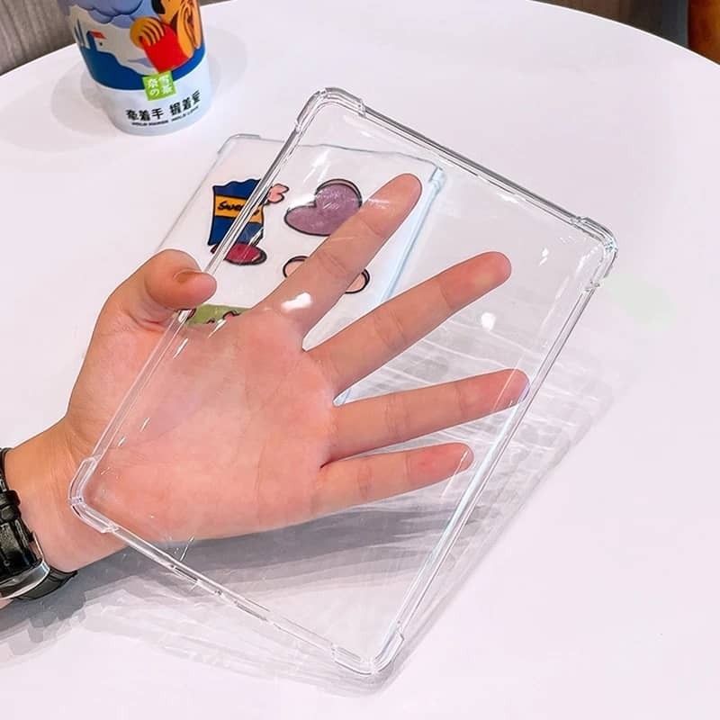 เคสสําหรับ Galaxy Tab A9 8.7 X110 X115/ A9 Plus X210/X216/X218 Ultra Clear Soft TPU แท็บเล็ตโปร่งใสฝ