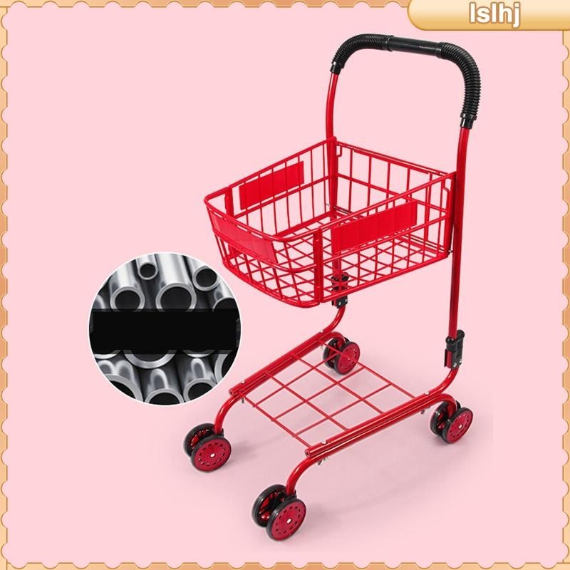 [จัดส่งในพื้นที่] Mini Shopping Grocery Cart Kids Shopping Trolley Shopping Utility Cart for