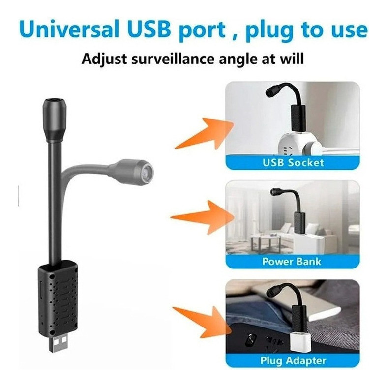 กล้องจิ๋ว Usb Wifi Recording Audio Premium Discreet ใหม่คุณภาพดีเยี่ยม