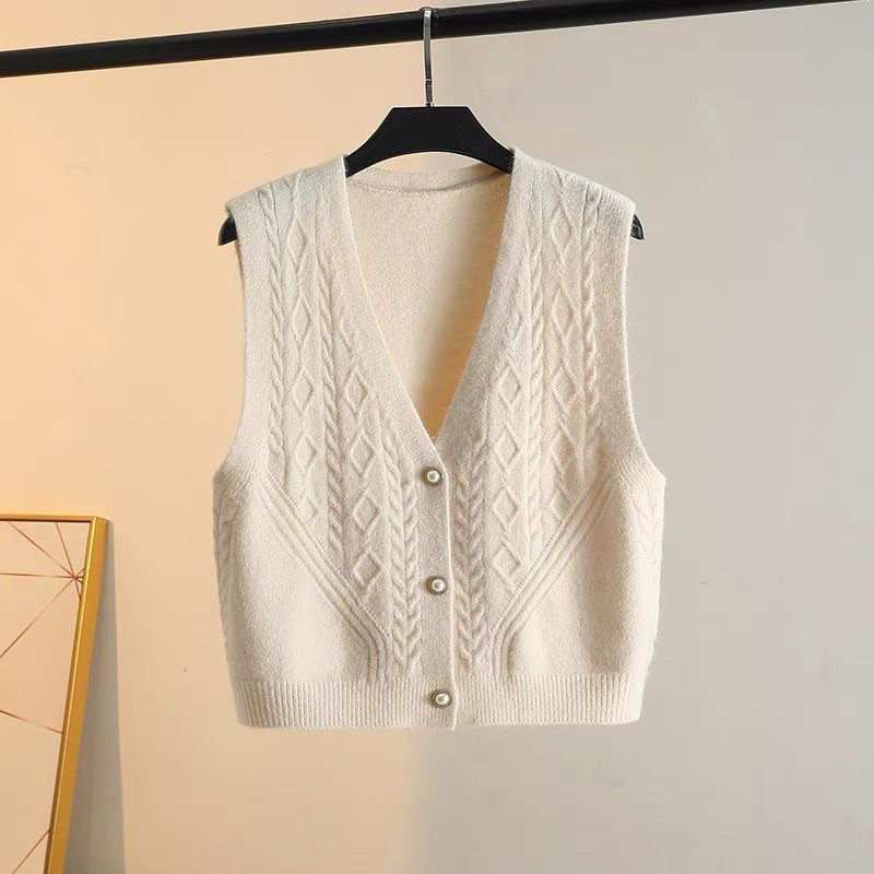 เสื้อกั๊กถักฤดูใบไม้ผลิฤดูใบไม้ร่วง 2025 รูปที่ 2