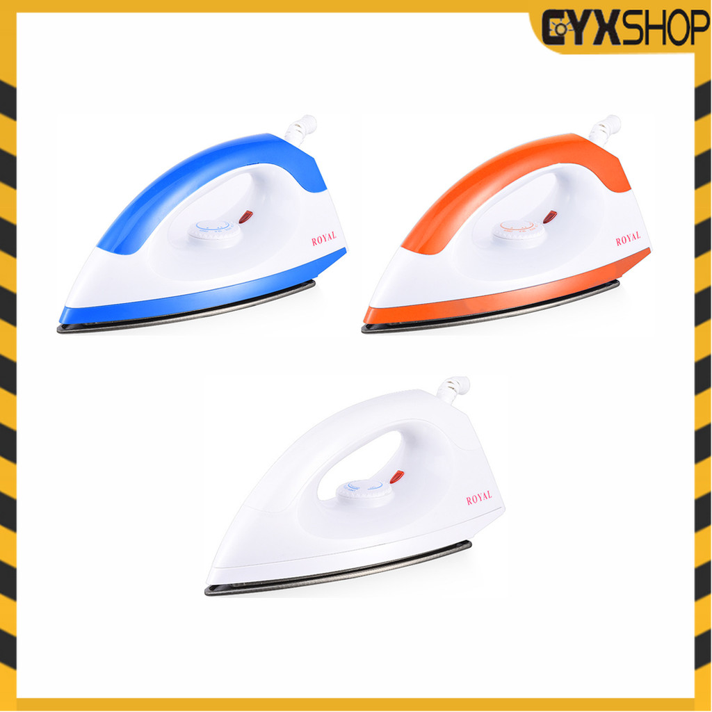 จัดส่งเร็ว เตารีดไฟฟ้าถนอมใยผ้า ที่รีดผ้า  เตารีดแบบแห้ง เลือกสีได้ มี3สีให้เลือก พร้อมส่ง