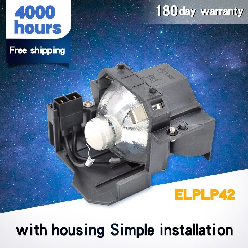 โมดูลโคมไฟโปรเจคเตอร์ v13h010l42 สําหรับ elplp42 สําหรับ EMP-822 EMP-822H EMP-83 EMP-83C EMP-83H/EMP