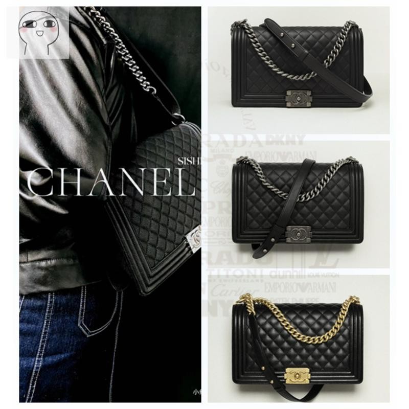 สินค้าขายดี สินค้าขายดี Chanel/ขนาดใหญ่/BOY CHANEL/กระเป๋าสะพาย