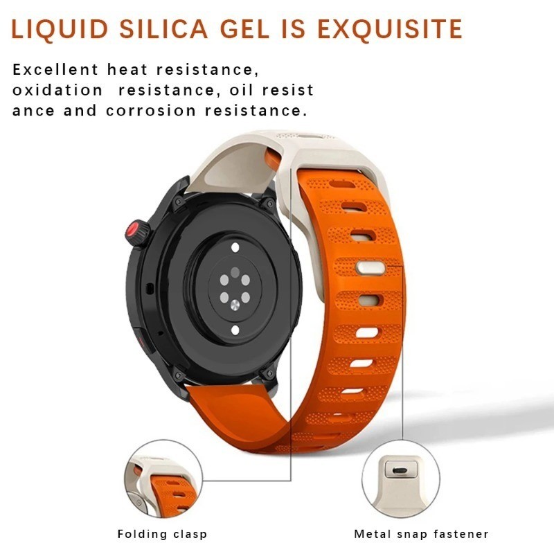 22 มม.สายนาฬิกาสําหรับ Suunto แนวตั้ง/Suunto 9 PEAK/5 PEAK กีฬาซิลิโคนสําหรับ Suunto 3 5PEAK 20 มม.สายนาฬิกาทดแทน