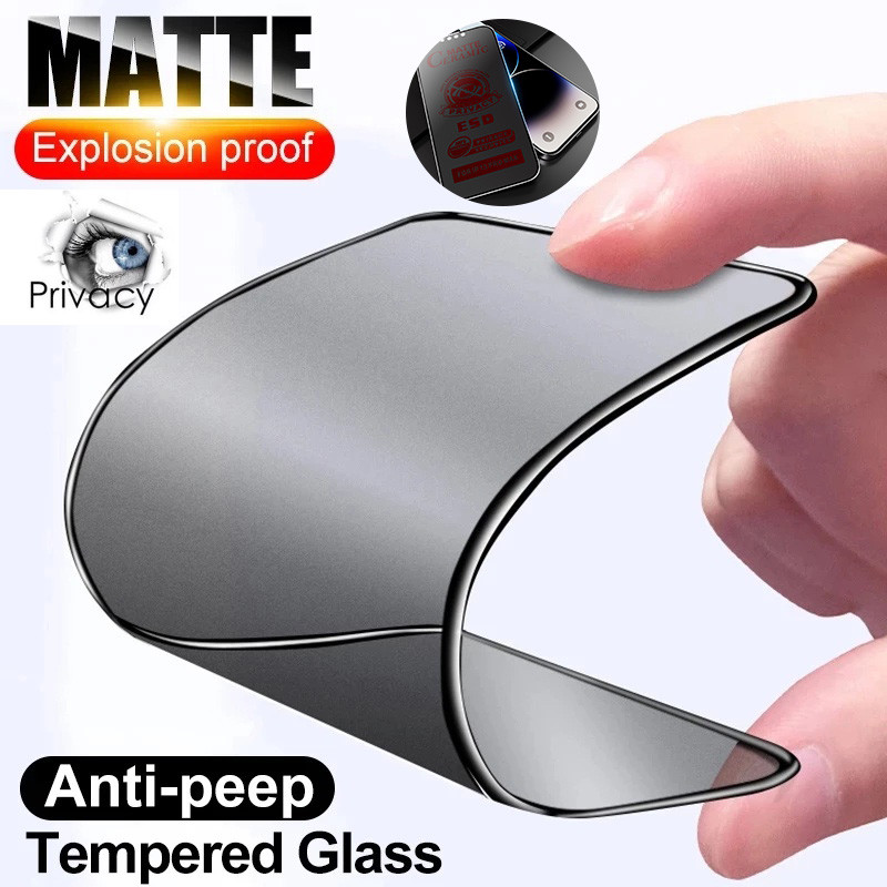 ความเป็นส่วนตัว Screen Protector for Samsung A55 A54 A35 A30 A50 A21s A32 A52 A53 A03 S22 S23 S24 Ultra Matte Ceramic