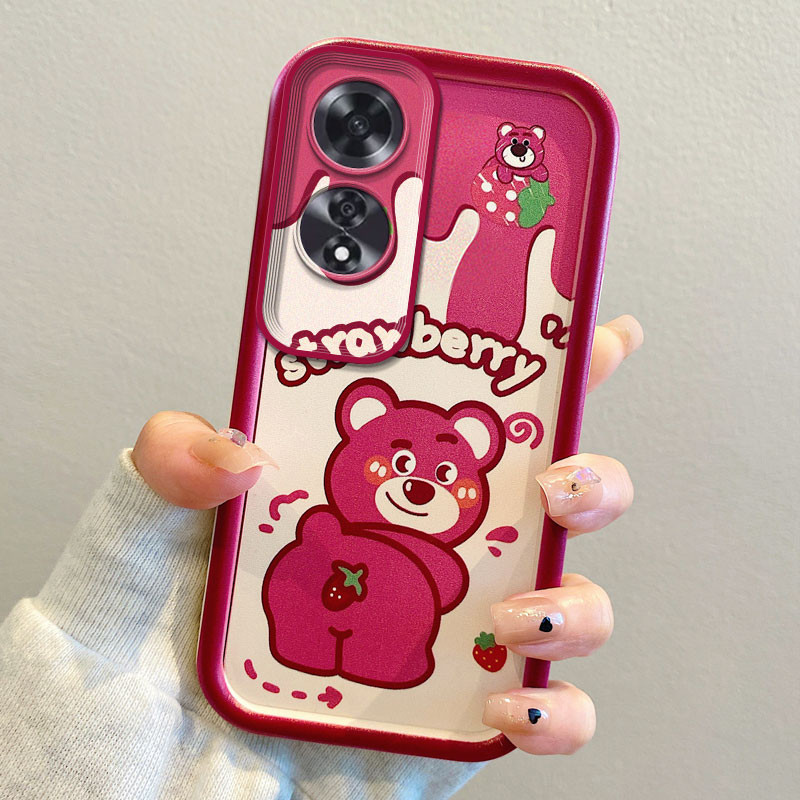 ปลอกสําหรับ OPPO A60 4G,เคสโทรศัพท์ CPH2631 เคสป้องกันอินเทรนด์ที่ประณีตใหม่ยอดนิยม