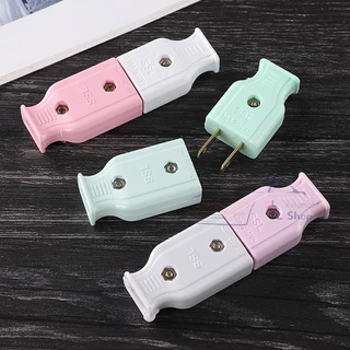 ML-945 1PCS คุณภาพมาตรฐาน ปลั๊กไฟตัวผู้ คละสี พลาสติกอย่างดี ขาทองเหลือง ทนกระแสไฟฟ้า10A 250V ไฟบ้าน220v