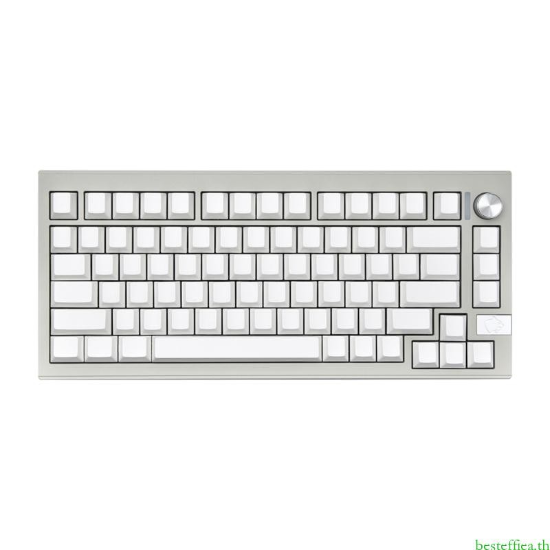 Beste PBT Retro White Keycaps 137Keys DyeSublimation Minimalist White Blank Keycap