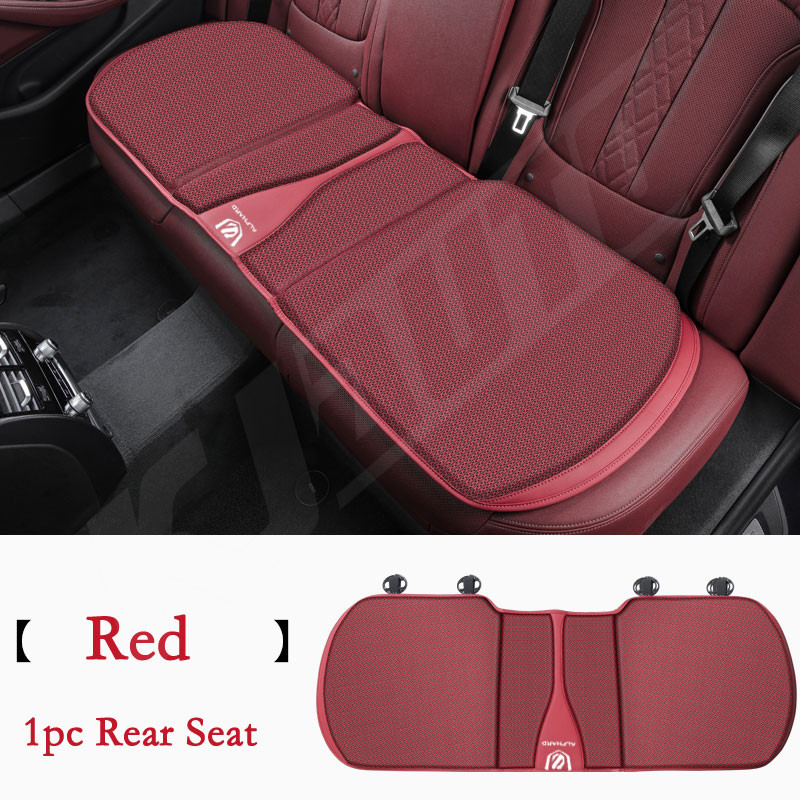 Toyota Alphard รถที่นั่ง Breathable Cool ผ้าไหมน้ําแข็งด้านหน้าด้านหลังที่นั่ง Anti-slip เบาะรองนั่งสําหรับ Alphard AH10 AH20 AH30 AH40 GR กีฬา TRD Auto อุปกรณ์ตกแต่งภายใน