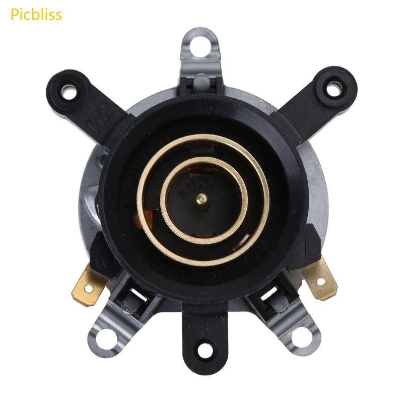Picbliss เปลี่ยน AC 250V 13A กาต้มน้ําควบคุมอุณหภูมิ Thermostat ซ็อกเก็ตฐานด้านบน