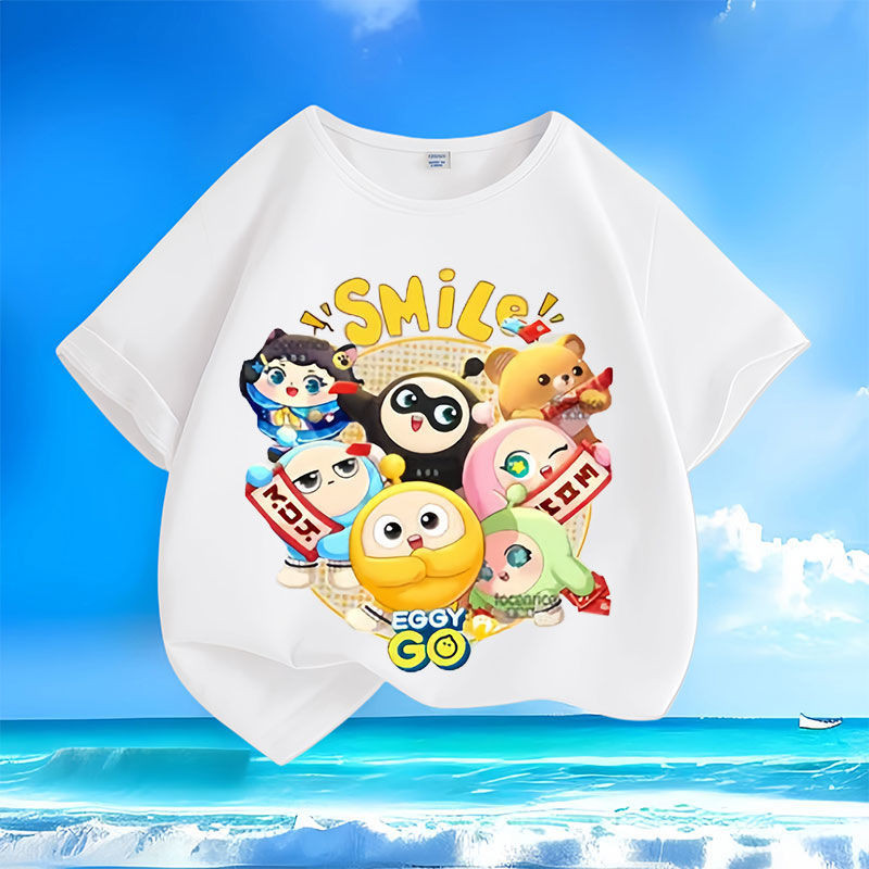 🎀🎀 eggy party shirt for kids  eggy party tshirt  cotton new 55 100-150
