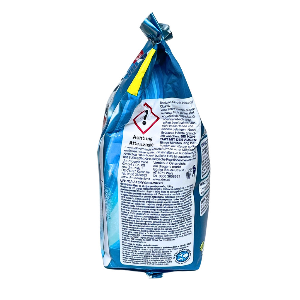 Denkmit Dishwasher Powder 1.5kg แบบผง ผงล้างจาน ผงล้างจานสำหรับเครื่องล้างจานอัตโนมัติ - รูปที่ 5