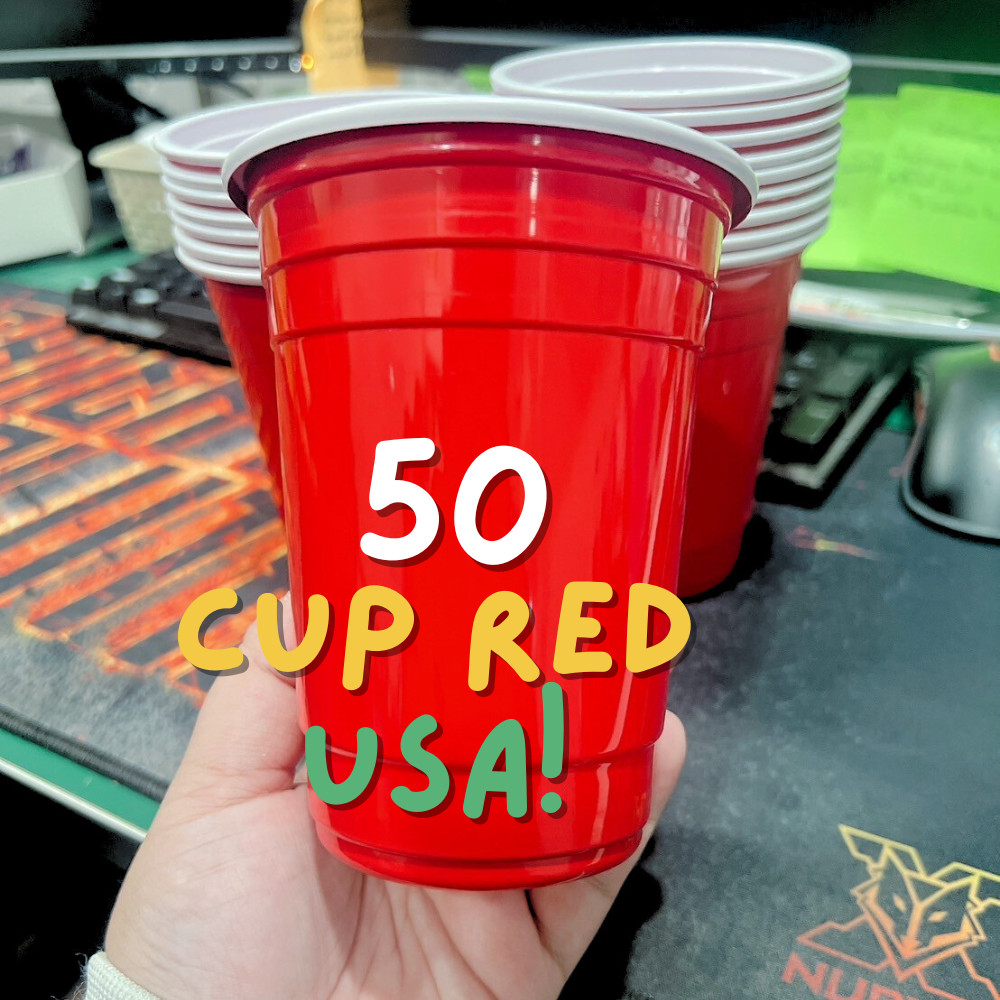 [ แถมฟรี 5 ใบ ] แก้วแดง RED CUPแก้วหลากสีปาร์ตี้ AMERICANPARTY Kirkland แก้วแดงปาร์ตี้ 16oz ขายถูกที่สุด 20,30,50 ขายส่ง