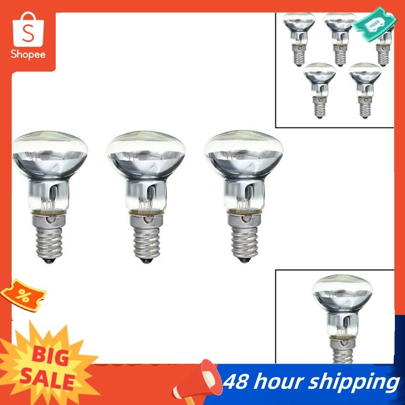 พร้อมสต็อก เปลี่ยนโคมไฟลาวา จ14 ร39 30ว สปอตไลท์สกรูในหลอดไฟสะท้อนแสงใสหลอดไฟจุดหลอดไส้ลาวา