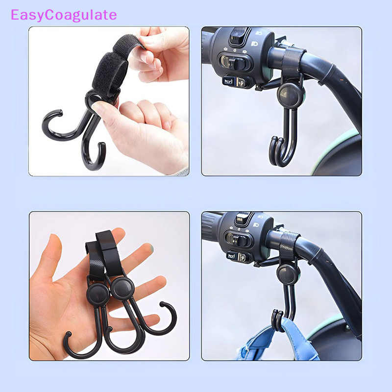 Eas al รถเข็นเด็กทารกตะขอคู่รถเข็นกระเป๋าหัวเข็มขัดรถเบาะหลัง Hook Universal อุปกรณ์เสริม Ate