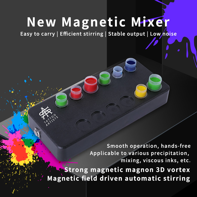 ใหม่ Tattoo Pigment Magnetic Ink Tattoo Pigment Liquid Professional ไฟฟ้าผสม Strong Magnetic 3D Vort