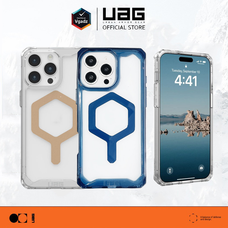 ใหม่ UAG Plyo โปร่งใส Pathfinder Series กรณีแม่เหล็ก iPhone16ProMax 15 14 Plus 14 Promax 16plus 16promax 15promax 14 15 16 pro Clear Fall การป้องกันฝาครอบโทรศัพท์