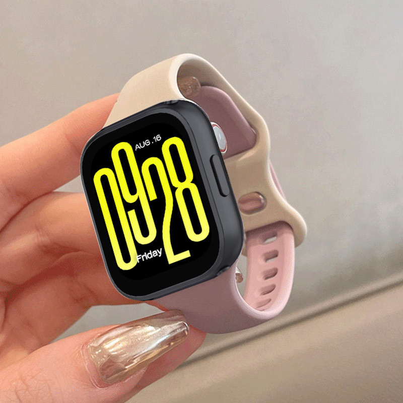 สายนาฬิกาซิลิโคนบางสําหรับ Xaiomi Redmi Watch 5 Active Smart Watch Replacement Strap สายรัดข้อมือเข็