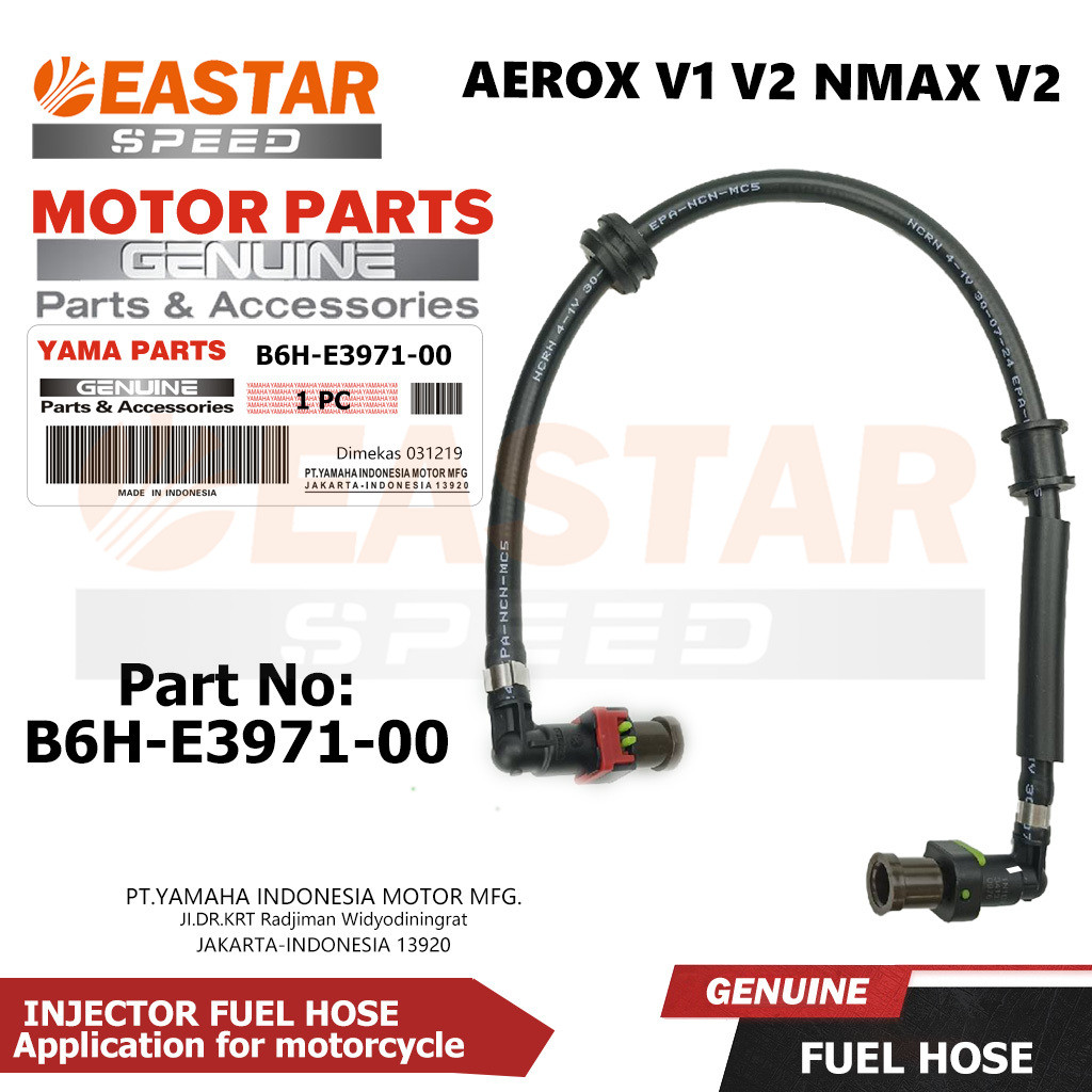 R8 B10 ท่อหัวฉีดท่อน้ํามันเชื้อเพลิง AEROX V1 V2 NMAX V2 ของแท้ 100% B6H-E3971-00