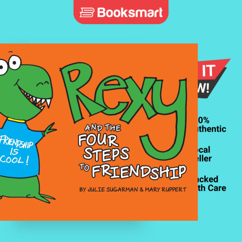 Rexy And The Four Steps To Friendship - หนังสือปกอ่อน - อังกฤษ - 9781732053366