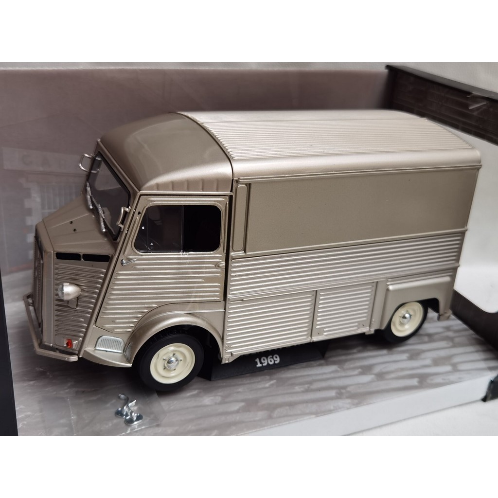 SOLIDO 1/18 CITROEN TYPE HY 1969 CITROEN Van Model Alloy Out of Print Car Model-